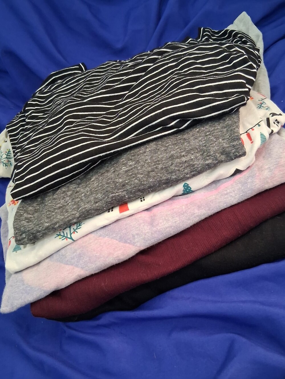 Bundle Of 6 Long Sleeve Women Shirts Size Fit 2X Mix Brands Assortment